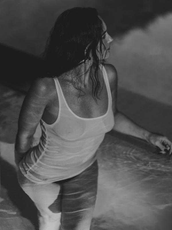 Artistic boudoir portrait