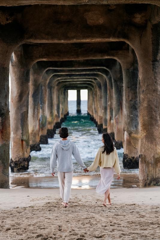 Family laughing together